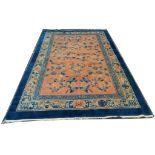 Chinese mid 20th Century carpet, 2.67m x 1.83m, co