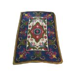 2 Rugs, English hooked rug, 1.10m x 0.77m and Soum