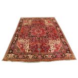 Persian Heriz carpet, NW Iran, 3.50m x 2.71m, Cond