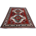 Caucasian kazak rug, mid 20th Century, 2.08m x 1.5