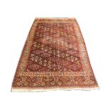 An early 20th Century Turkoman Yamout carpet, 3.14