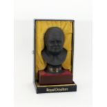 A Wedgwood bust of Winston Churchill, by