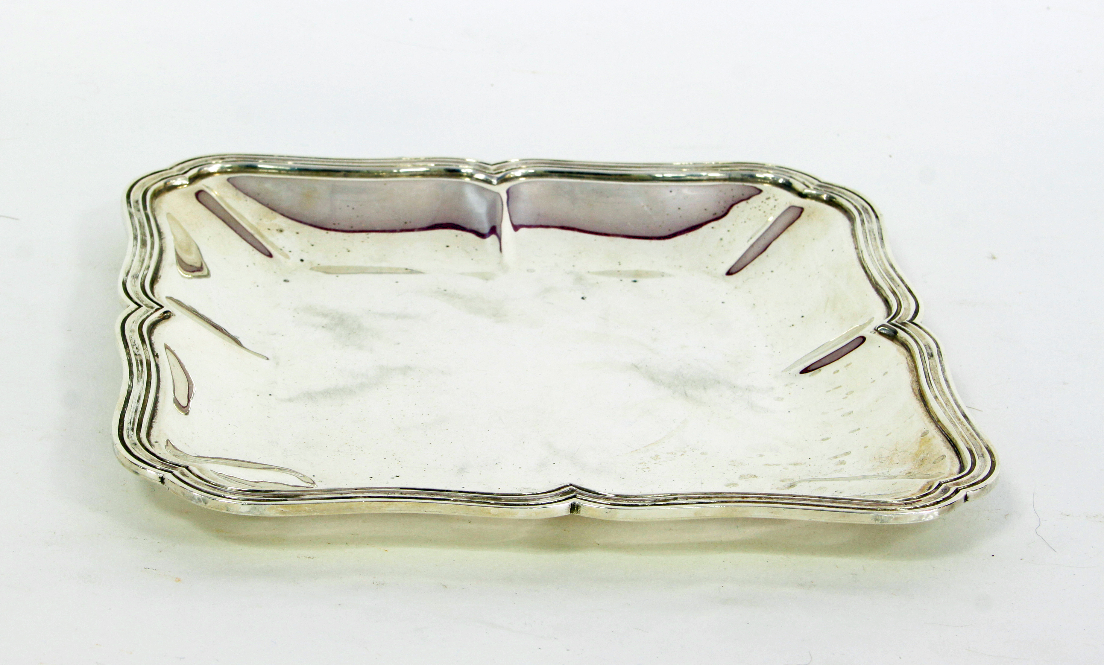 An American square dish, 925 Sterling, i - Image 2 of 2