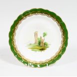 A Royal Worcester plate painted classica