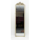 A large full-length dressing mirror, the