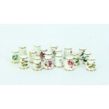 A collection of eighteen Royal Worcester