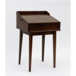 A cherry wood desk, possibly American, w