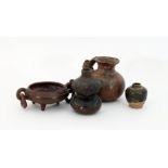 A pre-Columbian style pottery vessel,mod
