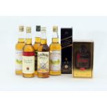 Whisky: One 70cl bottle Johnny Walker Bl