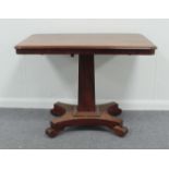 A 19th Century writing table, the rectan