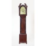 A mahogany cased longcase clock, the brass arched dial signed David Murray of Edinburgh, in a case