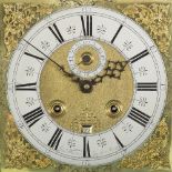 A month-going longcase clock, circa 1700, the square brass dial signed John Westoby, London with