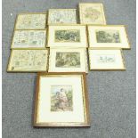 Houbraken after Holbein/Portrait engravings/unframed,