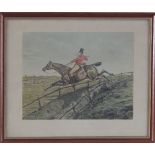 After Henry Alken/Hunting Prints/set of four/coloured engravings,