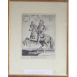 George Perfect Harding/Equestrian Portrait of King James Ist of England,