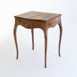 A George III 18th Century satinwood and marquetry inlaid dressing table in the manner of Vile &