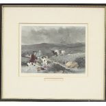 H C Shenton after A Cooper/The Shooting Party/The Luncheon/ a pair/coloured engraving,