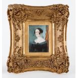 Mid 19th Century English School/Portrait of a Lady/half length,