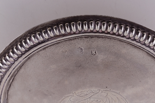 An Irish silver tazza, Thomas Bolton, Dublin 1694-5, of circular form with beaded rims, with central - Image 2 of 7
