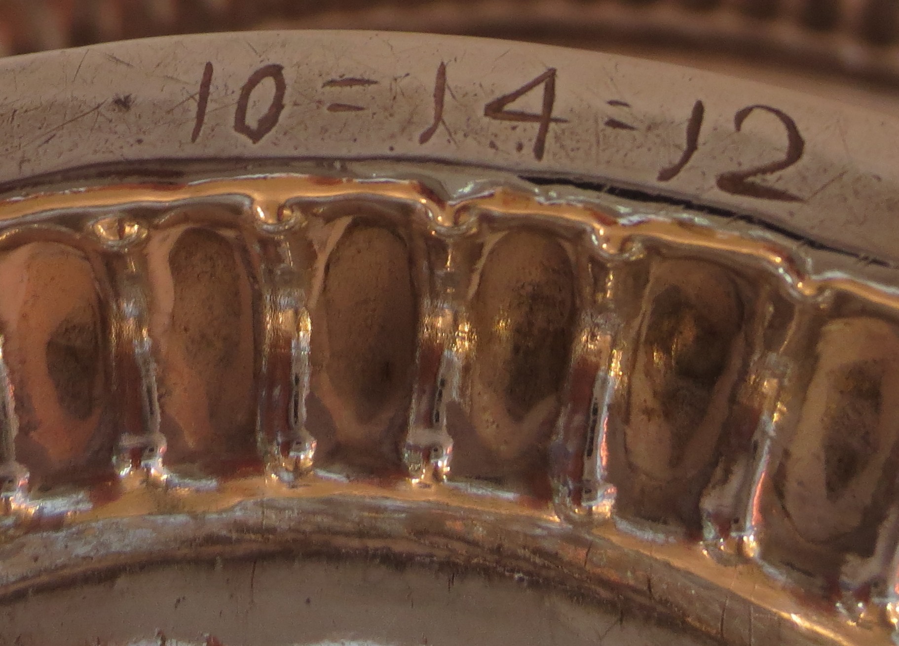 An Irish silver tazza, Thomas Bolton, Dublin 1694-5, of circular form with beaded rims, with central - Image 6 of 7