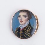 John Lewis/Portrait of a Young Gentleman/head and shoulders,