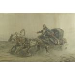 Coroniel/Russian Sled and Cart/a pair/chromolithograph,