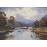 [ARR] Edward Horace Thompson (British 1879-1949)/Loch Landscapes/a pair/signed/watercolour, 18cm x