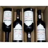 Eight bottles of Graham's port