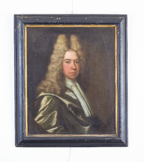 School of Richard Van Bleeck (Dutch 1670-1733)/17th Century Portrait of a Gentleman/in full bottomed