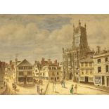 19th Century English School/Views of Cirencester Abbey/watercolour,