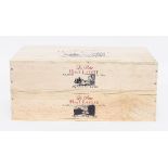 Bordeaux: Chateau Petit Haut Lafitte, 2010, 12 bottles (2 cases of 6), in original wooden cases