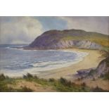 [ARR] Edward Horace Thompson (British 1879-1949)/Beach Scene/signed and dated 1921/watercolour, 22.