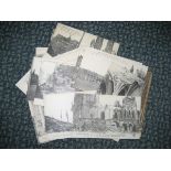 World War I Post Cards relating to Gruerre etc. showings signs of Bomb Damage etc (1 bag)