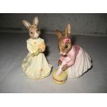 2 Royal Doulton Bunnykins figures – Ballerina and Bridesmaid