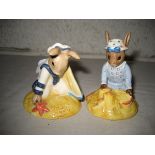 2 Royal Doulton Bunnykins figures – Seaside and Sailor