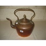 Late 19th Century copper kettle