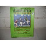 Subbuteo table soccer game