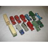 Collection of predominantly play worn Dinky toys (13)