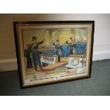 A Sun Life Assurance advertising water colour entitled ‘The End of the Voyage’ 1st November 1887 –