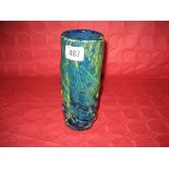 A 20th Century Studio Art glass vase of mottled design 20 cm high