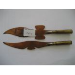 Pair of World War I Trenchard Cutlery 19 cm long (2)