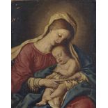 GIOVANNI BATTISTA SALVI, IL SASSOFERRATO (SASSOFERRATO 1609-1685 ROME)
 Vierge à l'Enfant