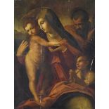 FRANCESCO BRINA (FLORENCE 1540-VERS 1585)
 La Sainte Famille avec saint Jean-Baptiste