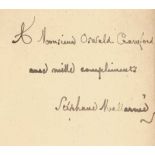 Stéphane MALLARMÉ (1842-1898). Vers et prose. Morceaux choisis. Avec un portrait par James M. N.