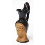 OENOCHOE ATTIQUE EN FORME DE TETE FEMININE
GRECE, EPOQUE CLASSIQUE, CLASSE DE COOK, CIRCA VEME