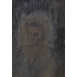 Dora Maar (1907-1997)
Portrait de Georges Hugnet
huile sur toile
65 x 46 cm.
Peint vers 1950

oil on