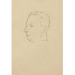 Max Ernst (1891-1976)
Portrait de Jean Arp
signé 'max ernst' (au centre à droite)
encre et