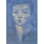 Valentine Hugo (1887-1968)
Portrait de Myrtille Hugnet
huile sur toile
46 x 33 cm.
Exécuté en