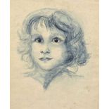 Leonor Fini (1908-1996)
Portrait de Nicolas Hugnet
encre et lavis d'encre sur papier
30.5 x 23.3 cm.