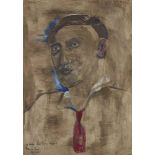 Sir Francis Cyril Rose (1909-1979)
Portrait de Georges Hugnet
signé, daté et dédicacé 'a mon cher